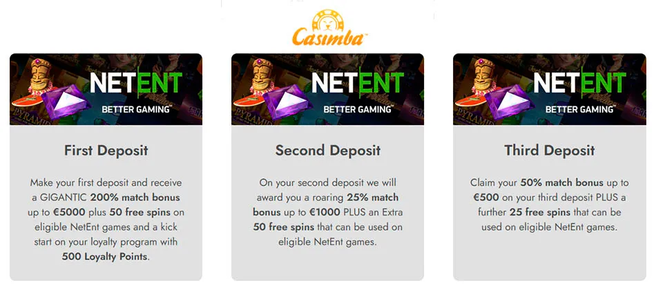 Casimba välkomstbonus