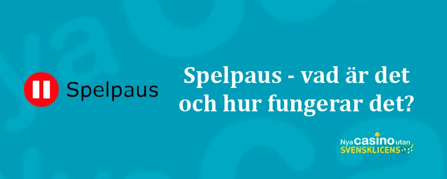 Spelpaus - så här fungerar det