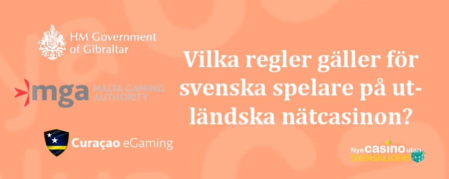 Vad gäller för svenska spelare på utländska nätcasinon